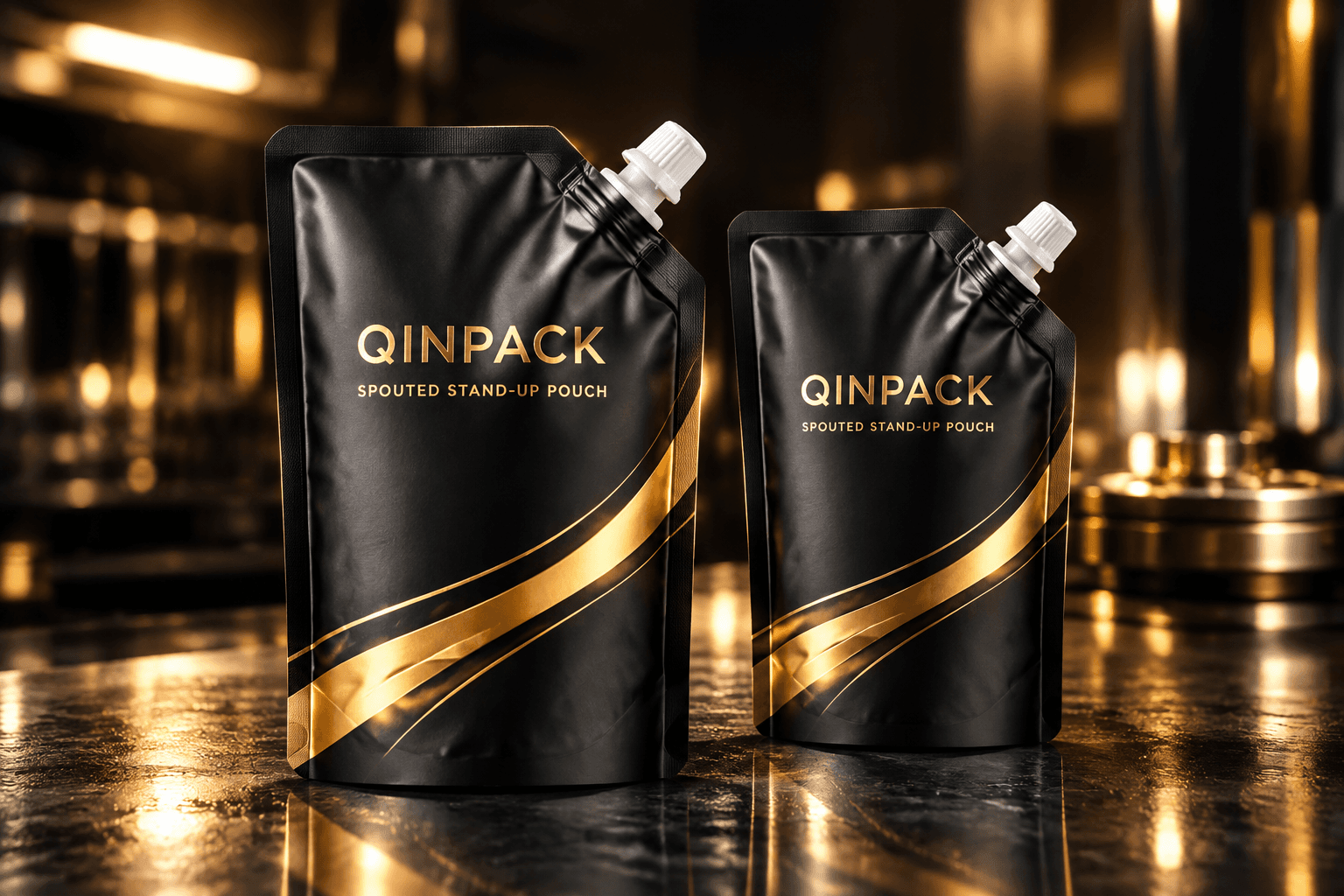 Spouted Stand-Up Pouches