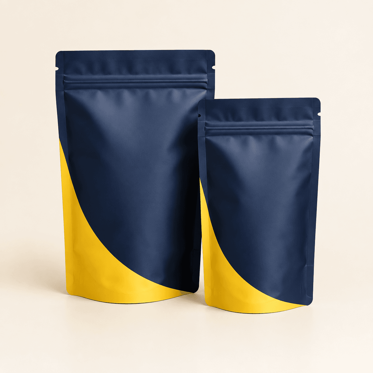 Stand-Up Doypack - Round / K-Seal / Plow Bottom