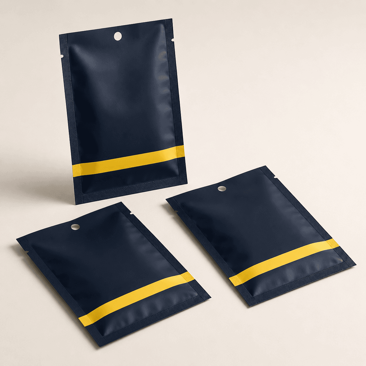 3-Side Seal Flat Pouches